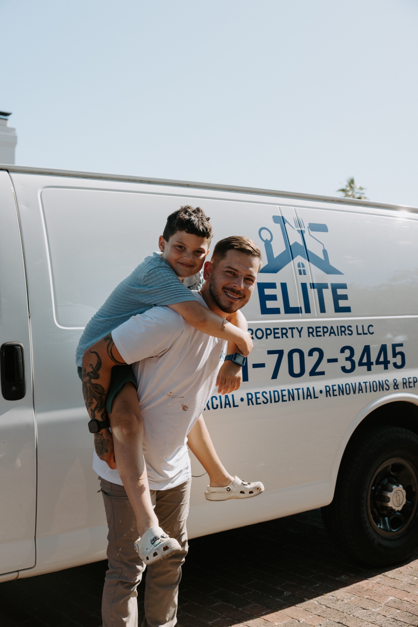 Property repair and construction photography for Elite Property Repairs in Tampa Bay, Florida