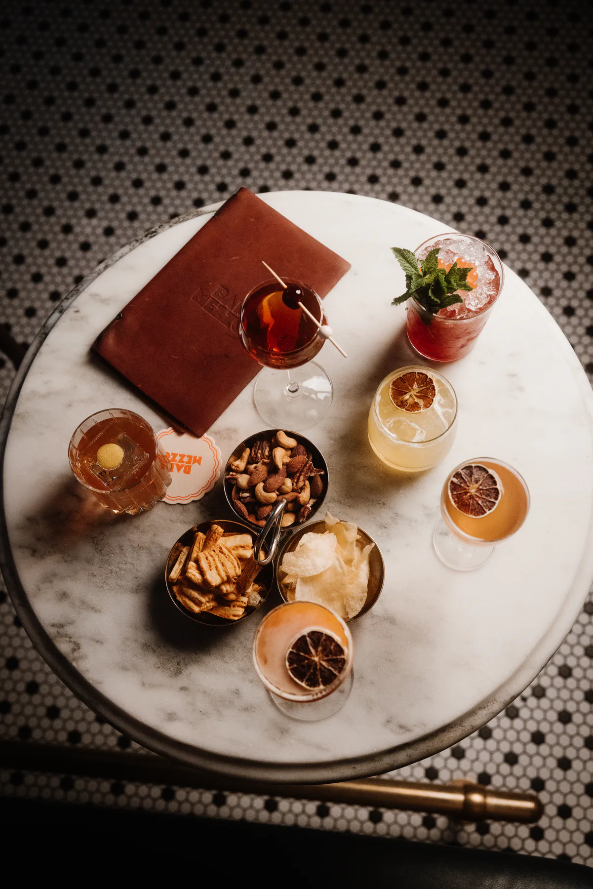 Cocktail bar photography for Bar Mezzo in St. Petersburg, Florida — image 60