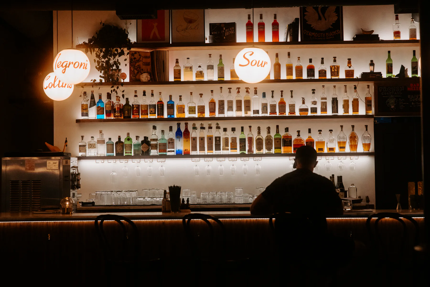 Cocktail bar photography for Bar Mezzo in St. Petersburg, Florida — image 62
