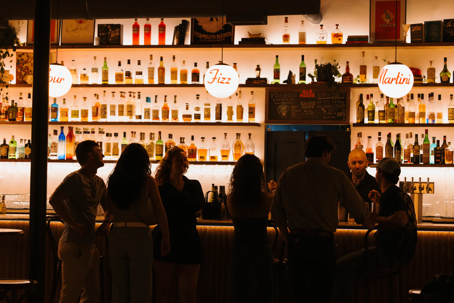 Cocktail bar photography for Bar Mezzo in St. Petersburg, Florida — image 88