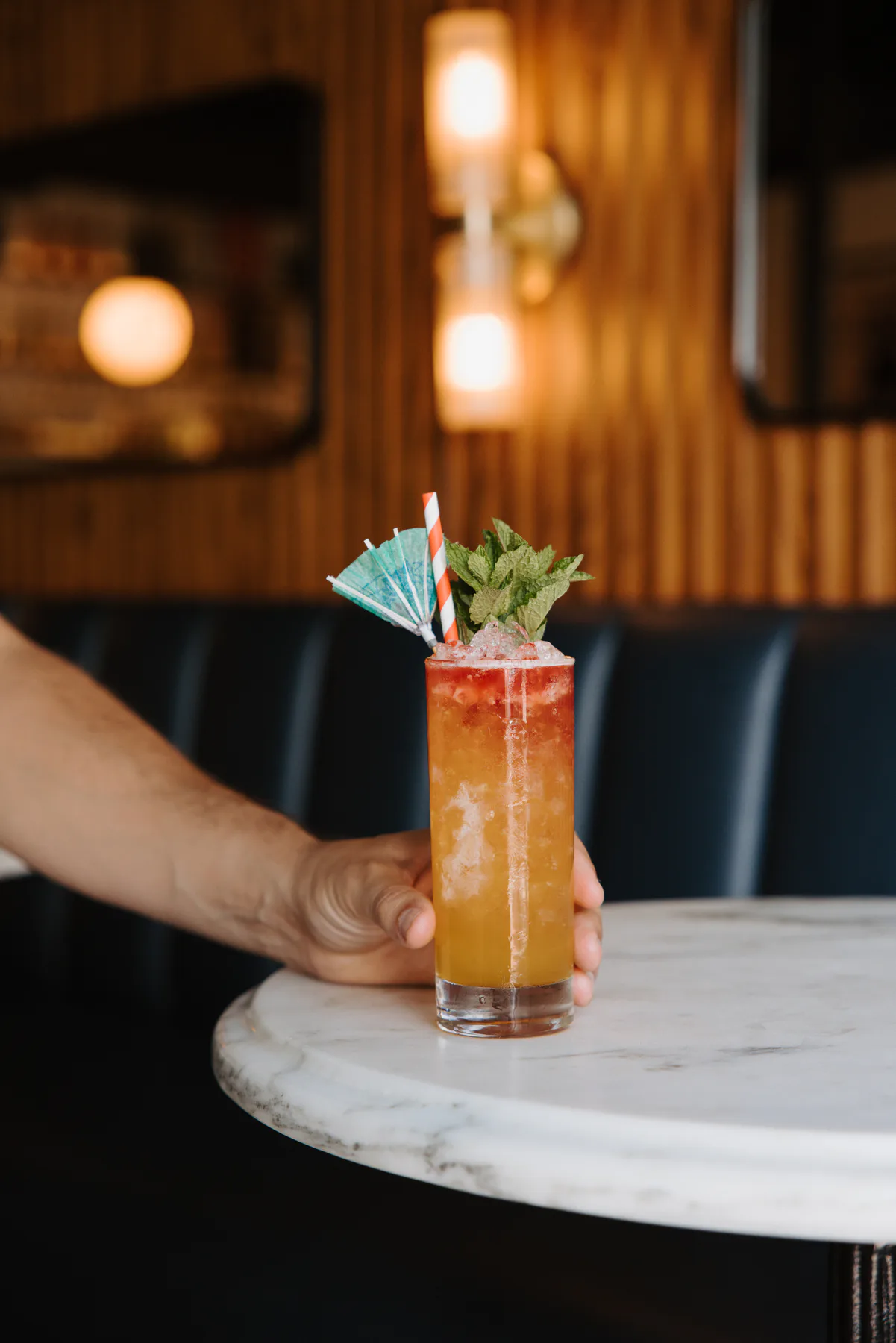 Cocktail bar photography for Bar Mezzo in St. Petersburg, Florida — image 94