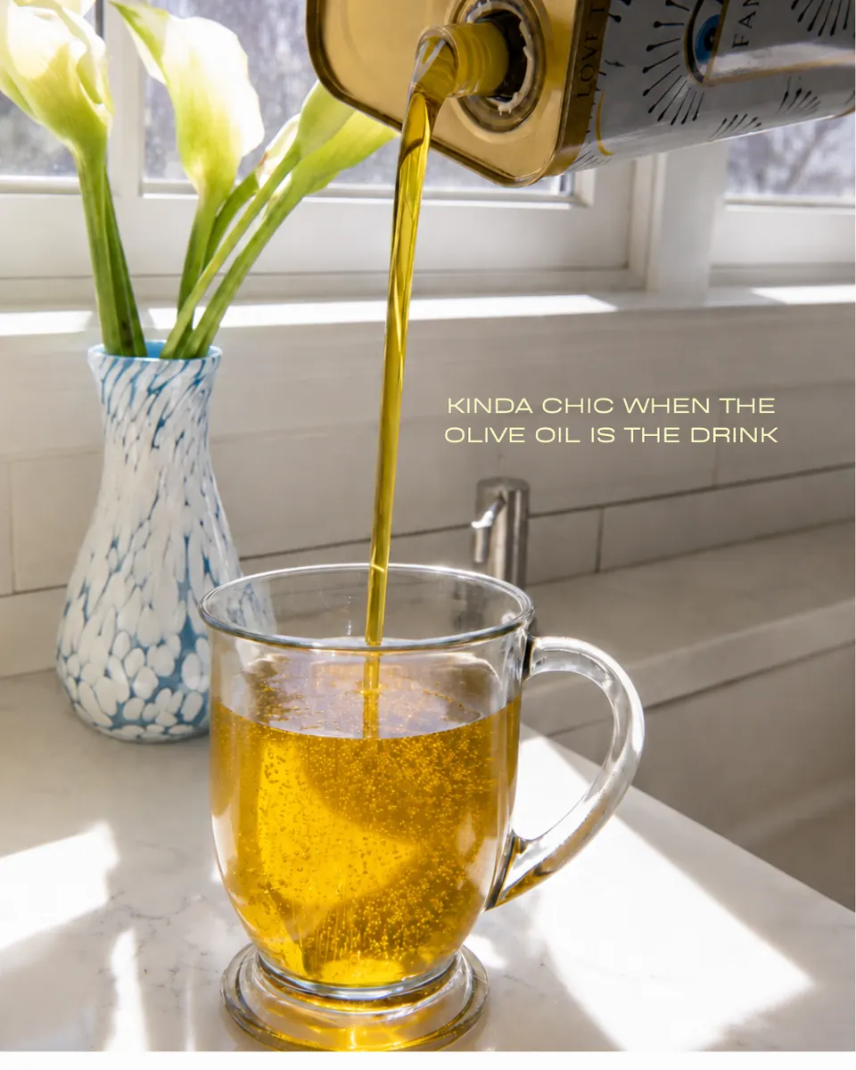 Instagram carousel slide designed by Orange Grove Social for Fancy Peasant Greek olive oil — image 16