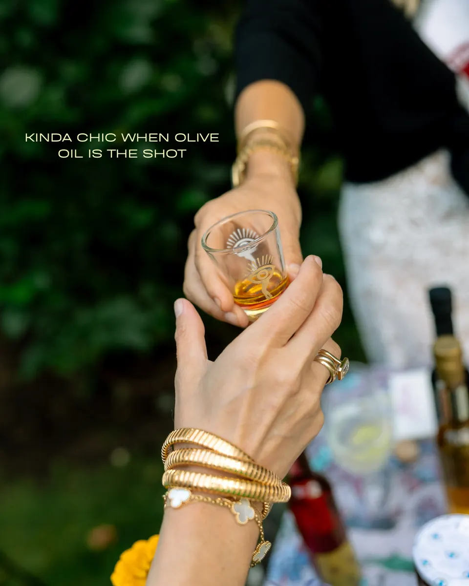 Instagram carousel slide designed by Orange Grove Social for Fancy Peasant Greek olive oil — image 17