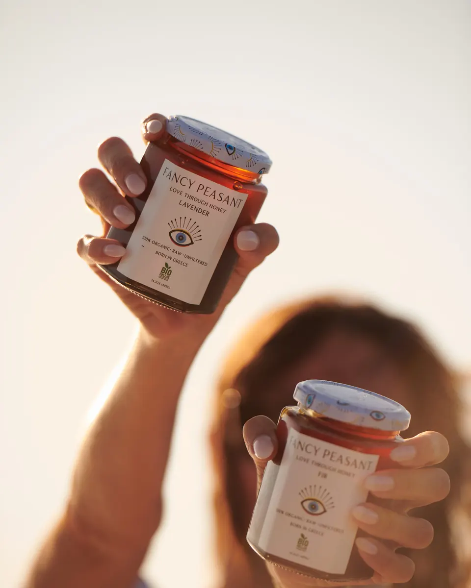 Instagram carousel slide designed by Orange Grove Social for Fancy Peasant Greek olive oil — image 25